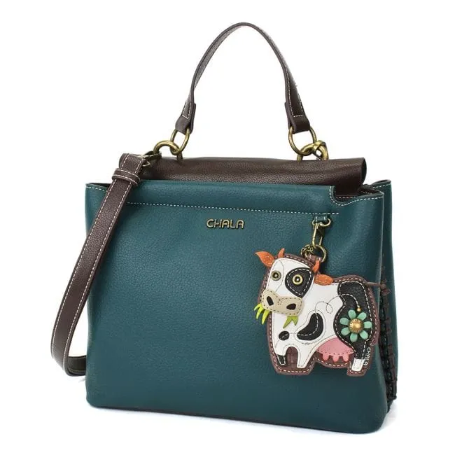 Charming Satchel by Chala, Your Choice of Key Chain! VEGAN